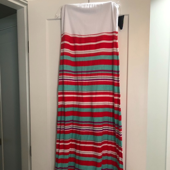 Strapless Beach Cover-Up Dress - Picture 1 of 3